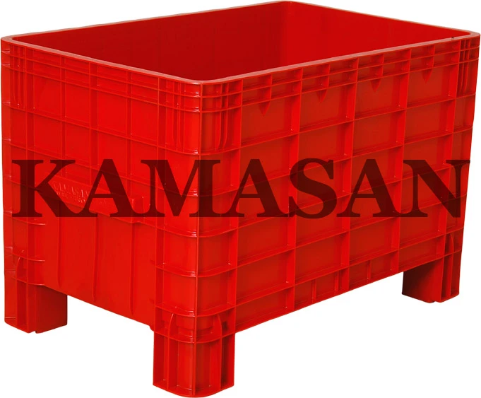 Kamasan TEKNE2700K topuklu plastik konteyner – endüstriyel depolama ve gıda taşıma kabı