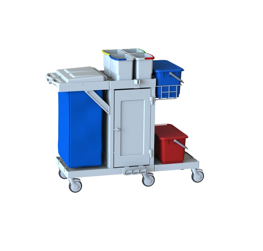 STAFF PRO HASTANE TEMİZLİK ARABASI M 451 D T