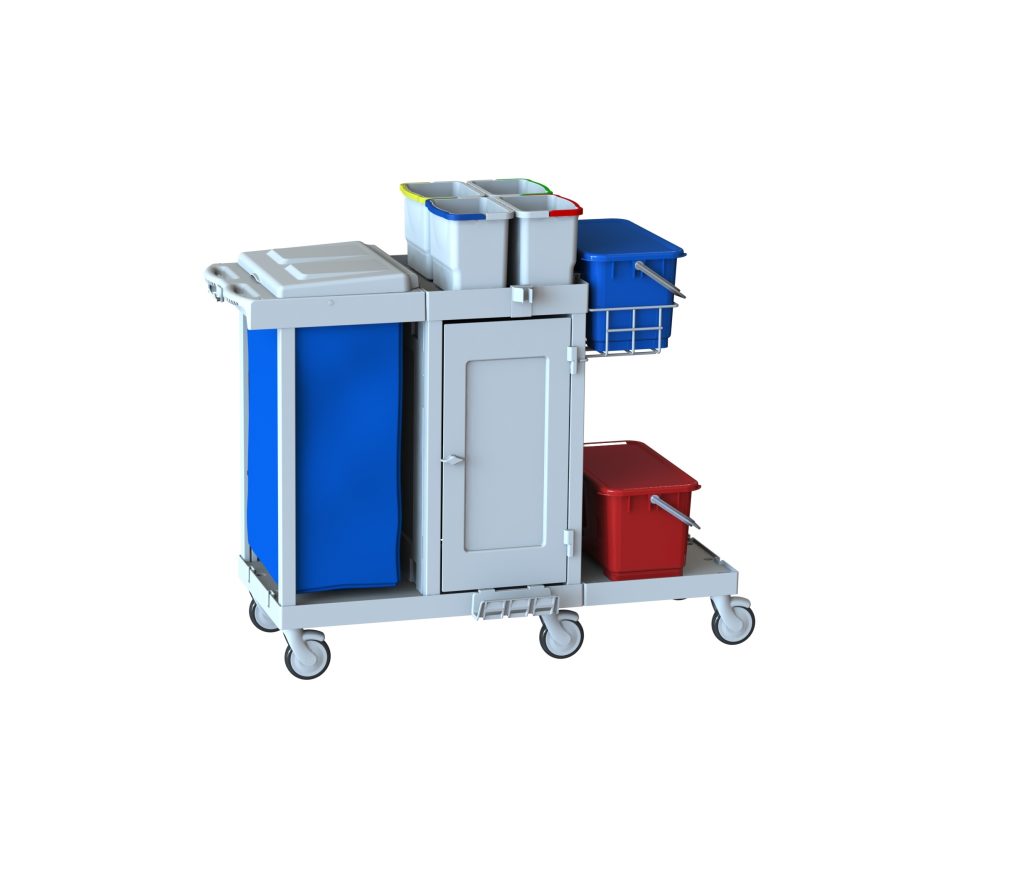 STAFF PRO HASTANE TEMİZLİK ARABASI M 451 S D T