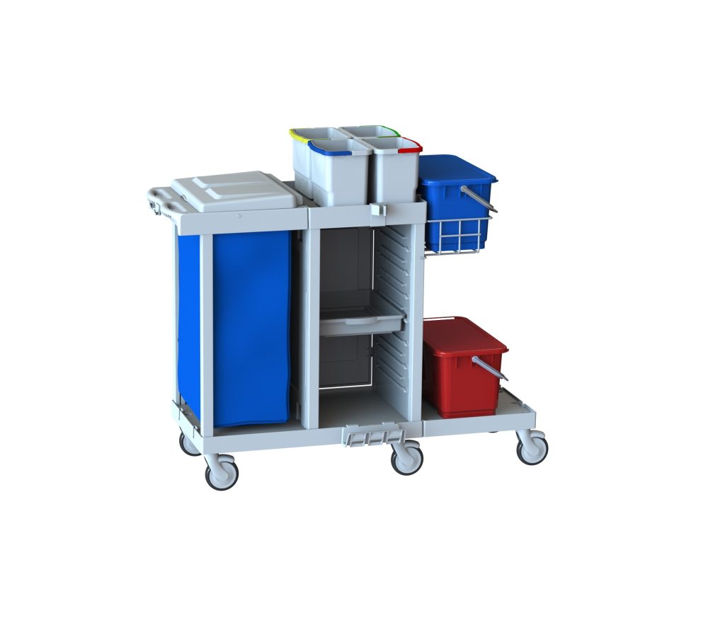 STAFF PRO HASTANE TEMİZLİK ARABASI M 451 S D3 T