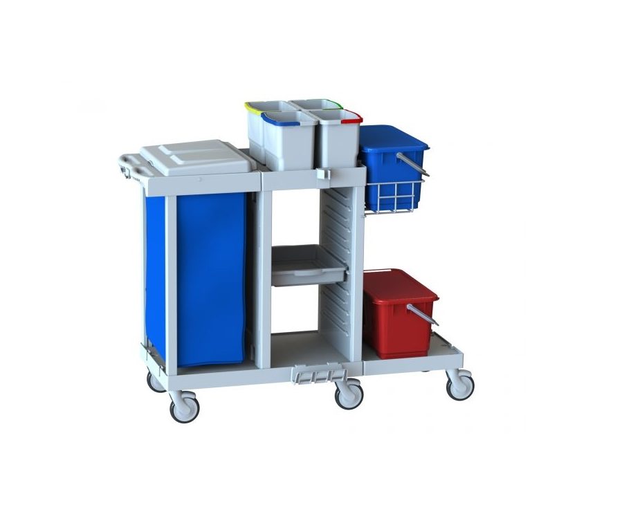 STAFF PRO HASTANE TEMİZLİK ARABASI M 451 ST