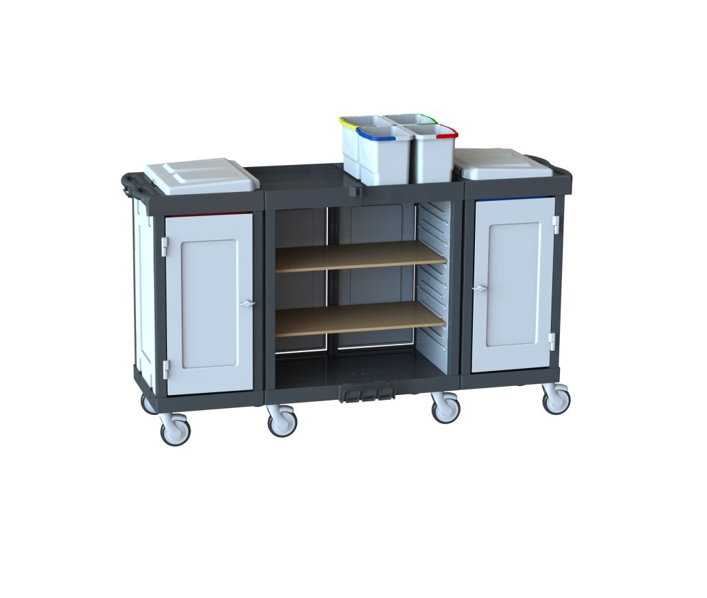 STAFF PRO HAUSEKEEPİNG KAT ARABASI H 1222 D4 W2