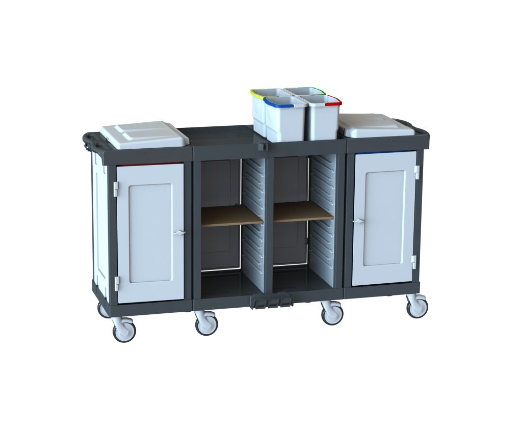 STAFF PRO HAUSEKEEPİNG KAT ARABASI H 2222 D4 W