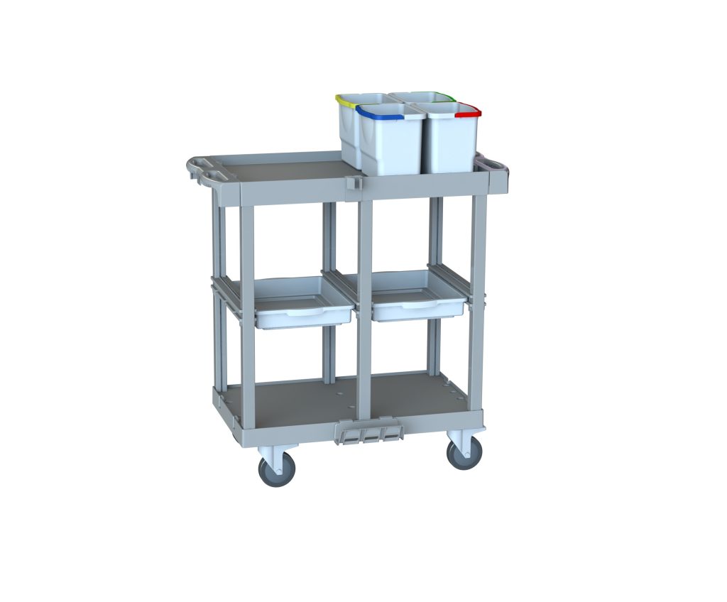 STAFF PRO HAUSEKEEPİNG KAT ARABASI H 502 R ECO