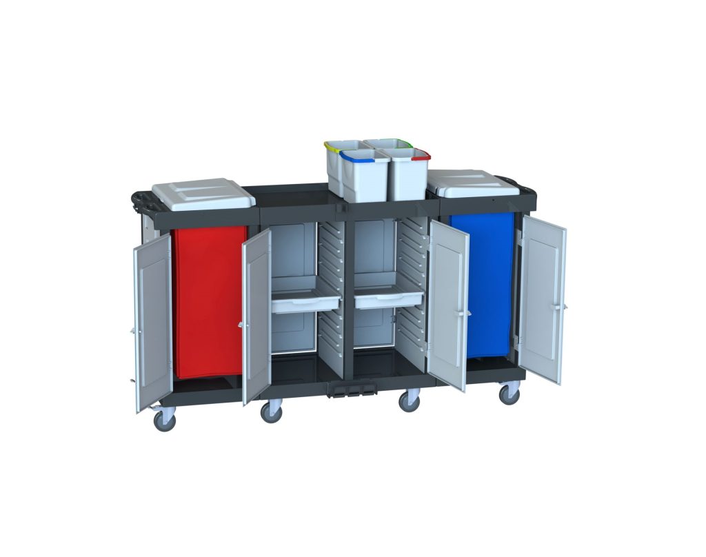 STAFF PRO H 8222 D2 TEMİZLİK HAUSEKEEPING ARABALARI