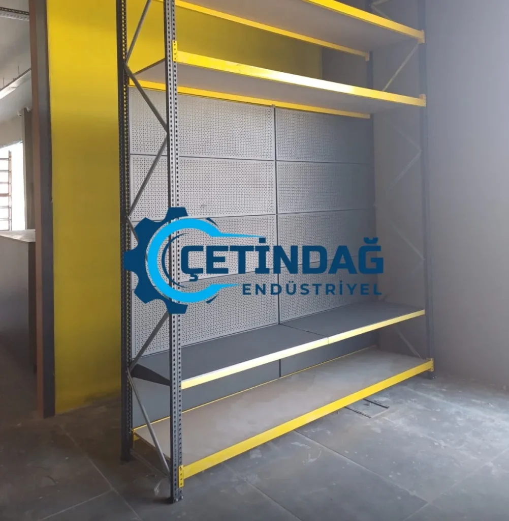 Çetindağ Endüstriyel hafif rack raf sistemi depo raf modeli