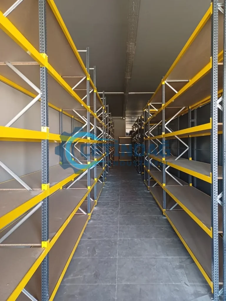 Market arkası depo raf sistemi hafif rack model