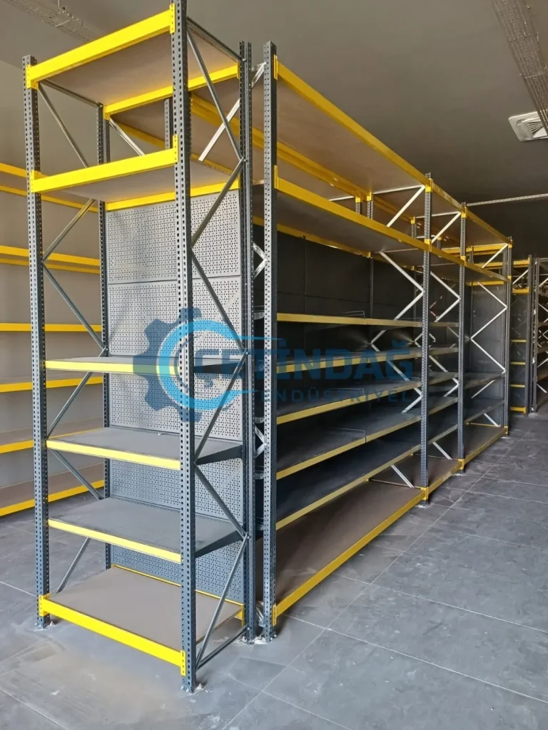 5 raflı hafif rack raf sistemi Çetindağ Endüstriyel