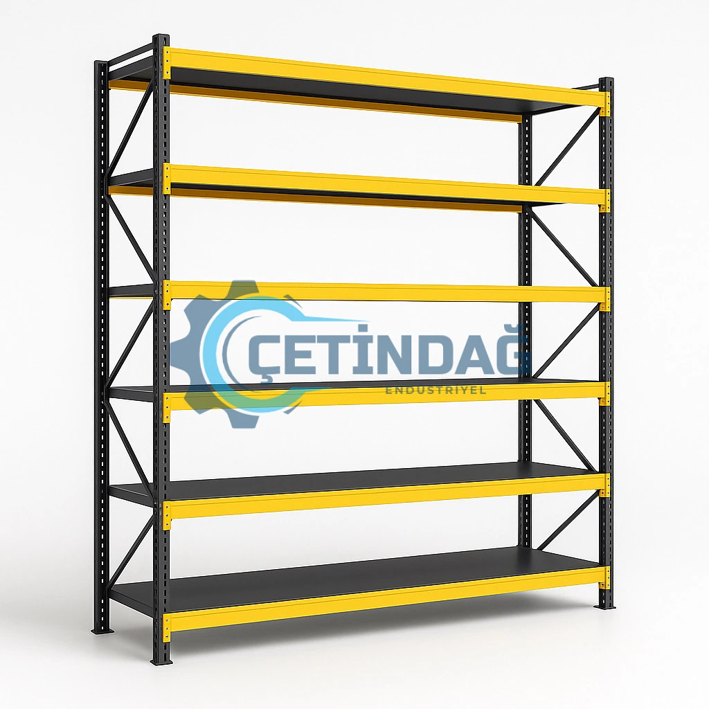Çetindağ Endüstriyel hafif rack raf sistemleri depo raf modeli
