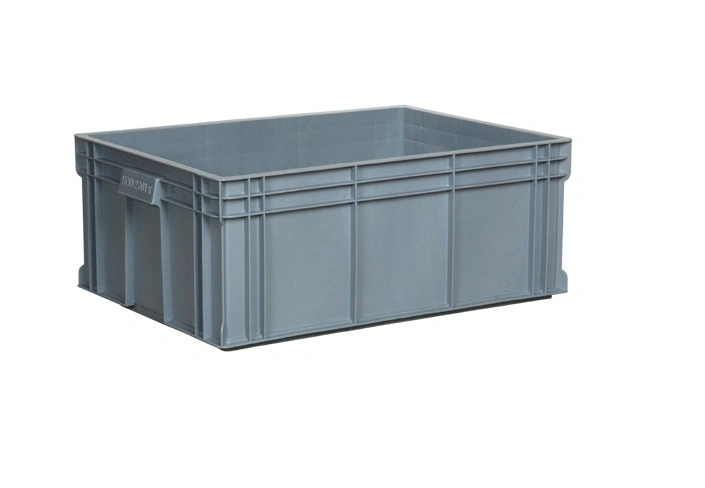 Kamasan KOD2301K plastik kasa, 505x705x280h mm ölçülerinde, tekerlek uyumlu, kapalı yan ve taban yapısına sahip UV katkılı dayanıklı model