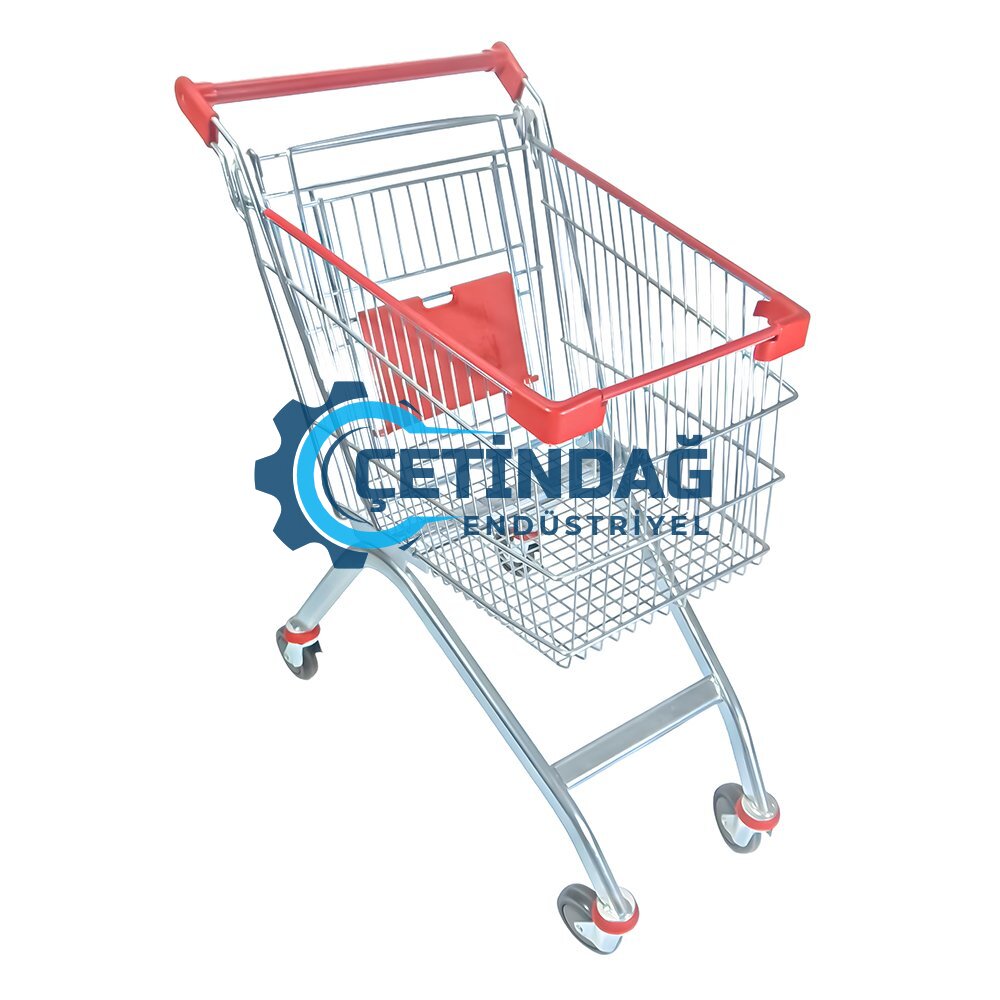 75 Litre Metal Market Alışveriş Arabası | Çetindağ Endüstriyel