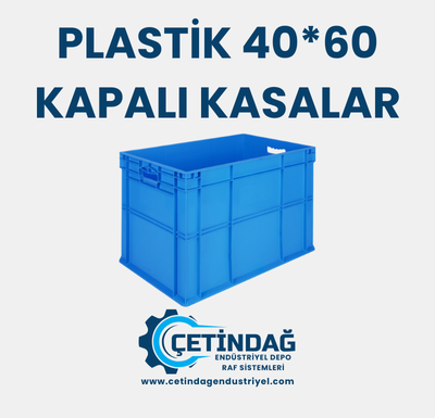 Plastik 400 X 600 Kapalı Kasalar