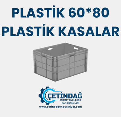 Plastik 600 X 800 Kapalı Kasalar