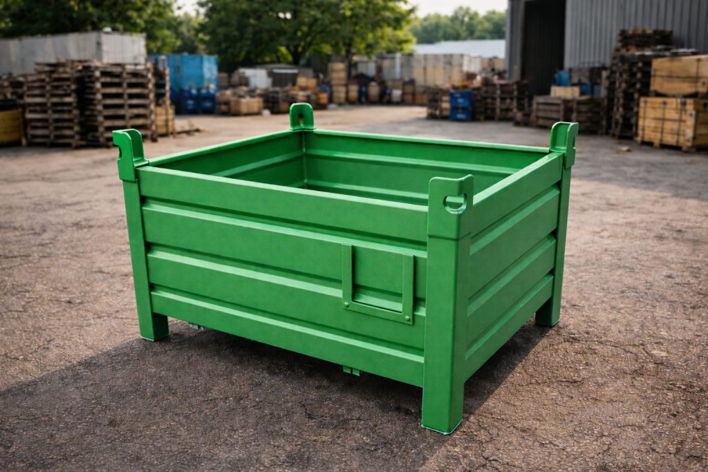 Adıyaman istiflenebilir metal taşıma kasası dayanıklı sanayi tipi kasa