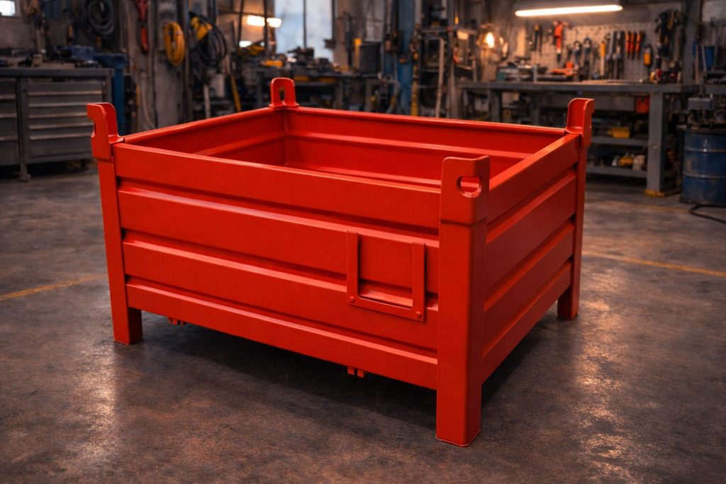 Ankara metal kasa imalatı sanayi tipi metal taşıma kasası