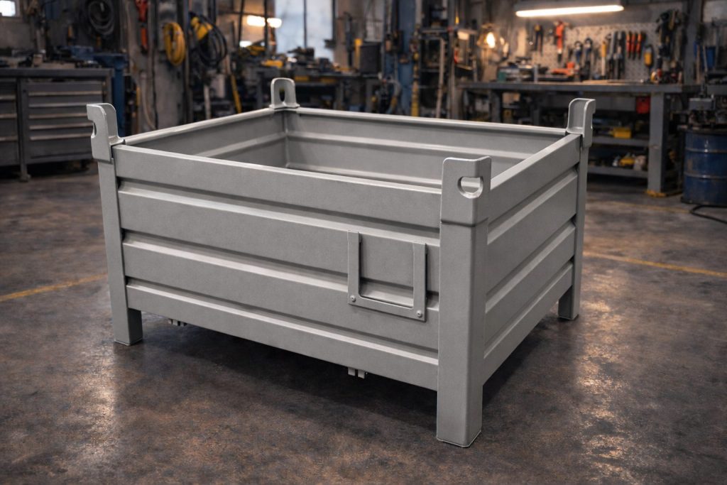 Ankara metal taşıma kasası sanayi tipi çelik metal kasa