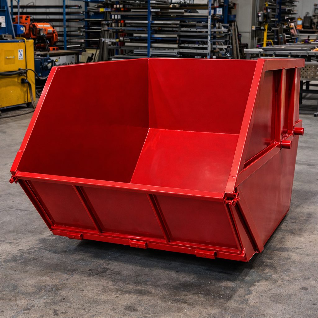 DEVRİLEBİLİR METAL TALAŞ ARABASI