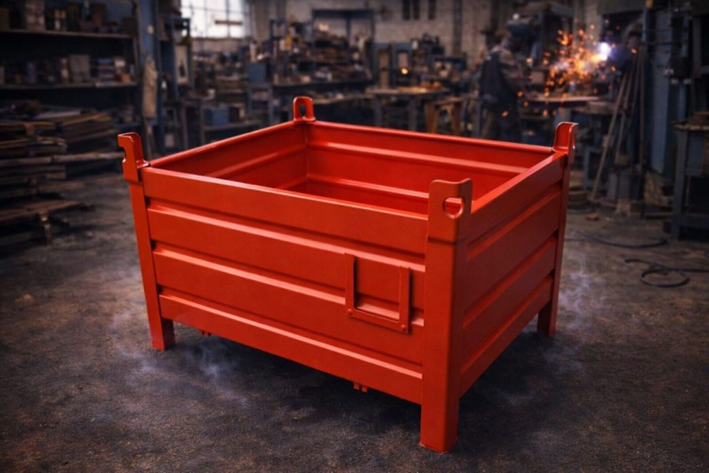 İstanbul metal taşıma kasası üretimi sanayi tipi metal kasa