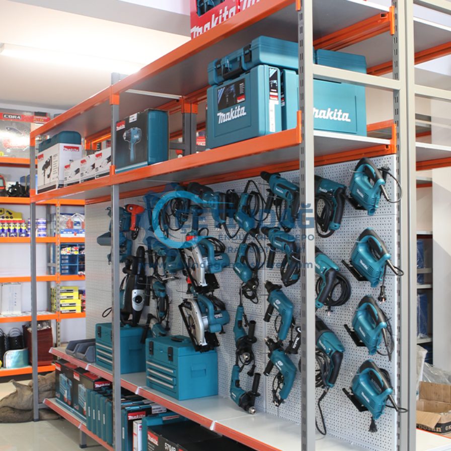 İstoç yapı market nalbur raf sistemi ağır ürün depolama rafı